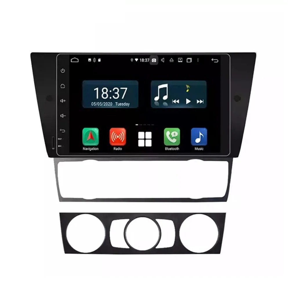 

9" Android 10.0 1024*600 Car DVD Player For BMW E90 E91 E92 E93 2005-2012 Stereo 8 Core Audio Radio Multimedia CarPlay DSP Touch