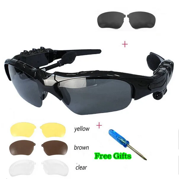 

LAMJAD Fashion Sports Stereo Wireless Bluetooth 4.1 Headset Telephone Polarized Driving Sunglasses/mp3 Riding Eyes Glasses