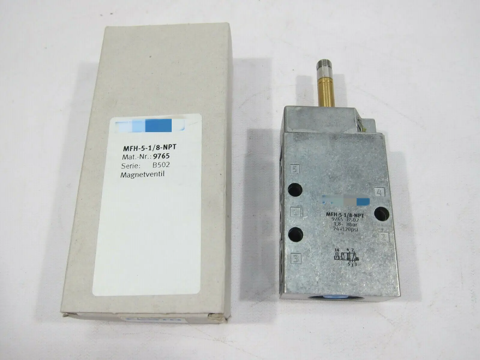 Новый электромагнитный клапан Festo MFH-5-1/8-NPT 9765 MFH51/8-NPT