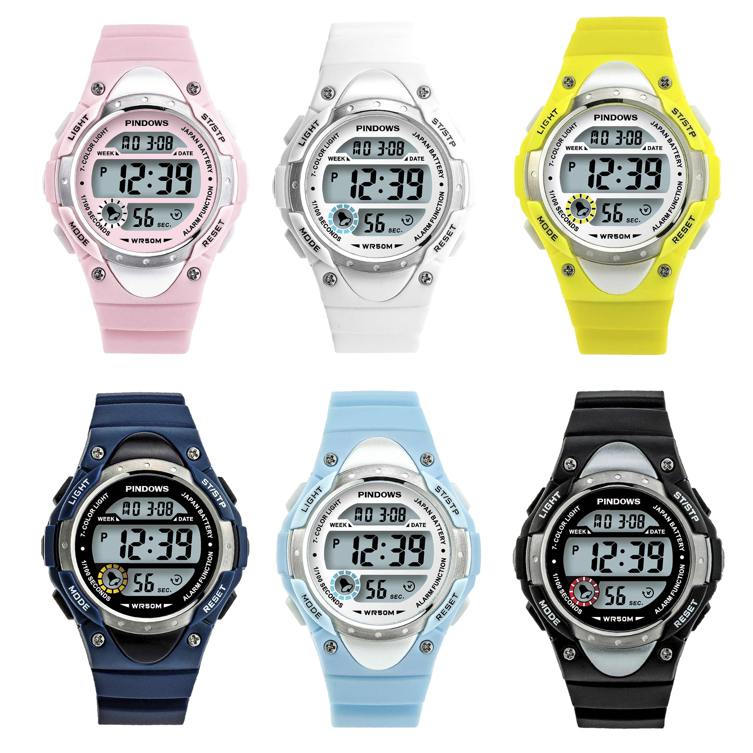 Fashion Smart Children Watch Girl Waterproof Electronic Wristwatch Kids Alarm School Digital Watch Boy Diver Student Hand Clock