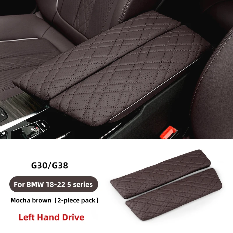 

2 шт. автомобильный подлокотник, коврик для автоматического центрального подлокотника, защитный коврик, аксессуар для интерьера для BMW G30 G38 G32 6GT 2018-2023