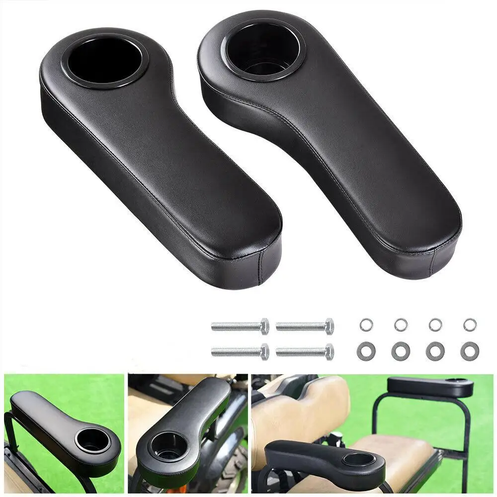 Golf Cart Rear Seat Armrest Cup Holder Passengers Seat Modif