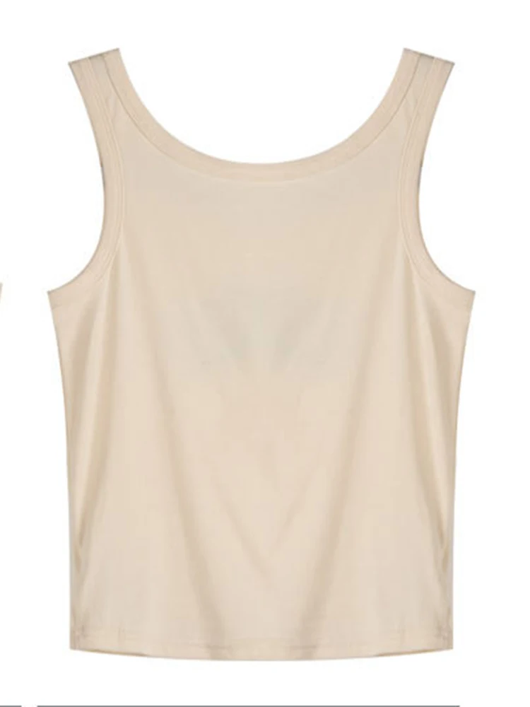 Женский топ с надписью базовый трикотажный жилет в рубчик без рукавов короткий