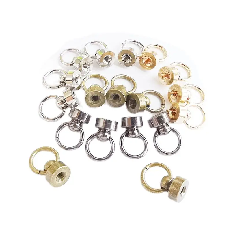 

Ball Post O Ring Rivet Knob Stud Nail Round Head Chicago Screw Spiles Punk Spots