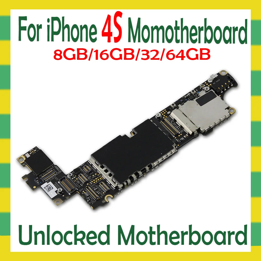 С системой для iPhone 4 Φ 5 5C 4S SE материнская плата без идентификационной учетной