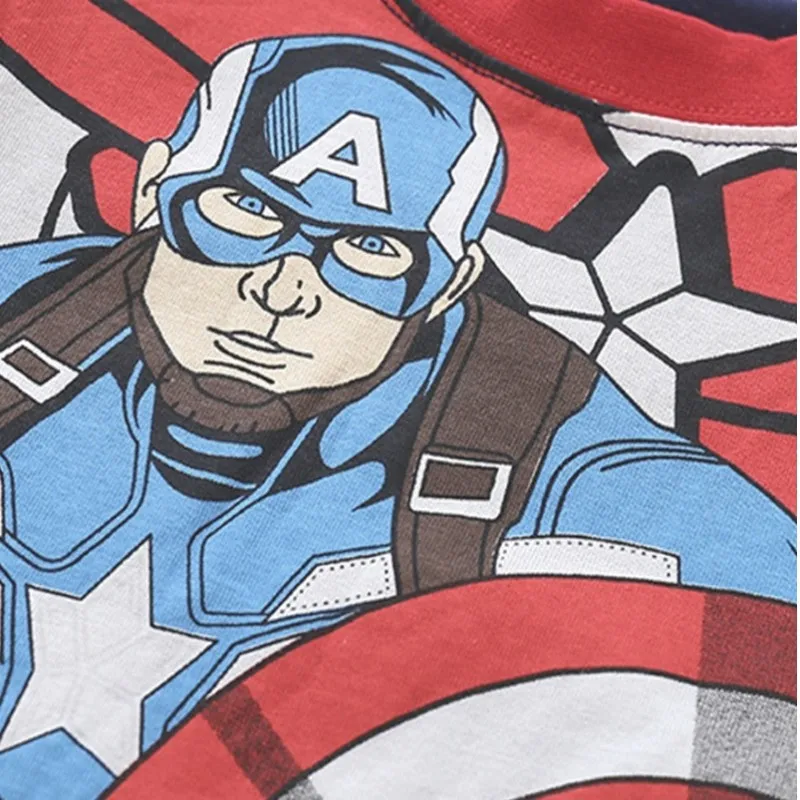 Пижама детская хлопковая Железный человек с героями мультфильмов