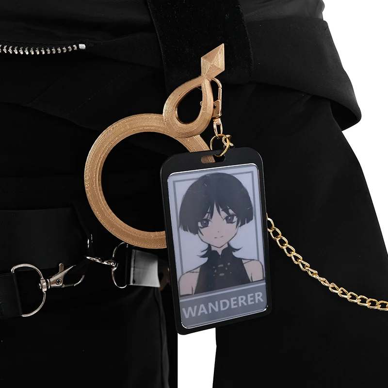 ROLECOS Original Genshin Impact Fanart Scaramouche Secret Agent Cosplay Costume Wanderer Men Women Party Role Play Uniform