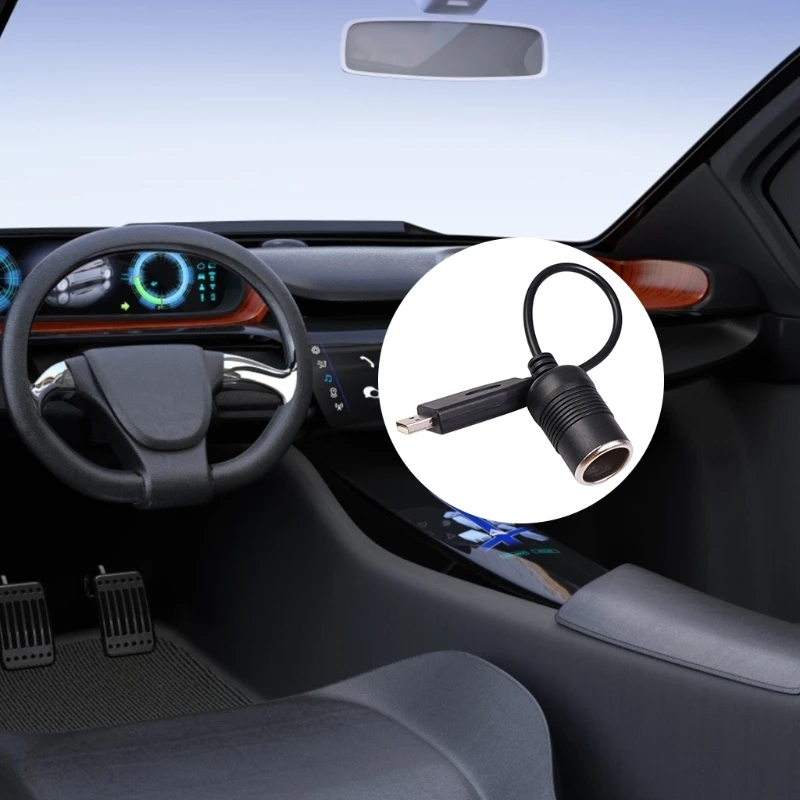 

Переходник с USB-порта на гнездо прикуривателя 12 В