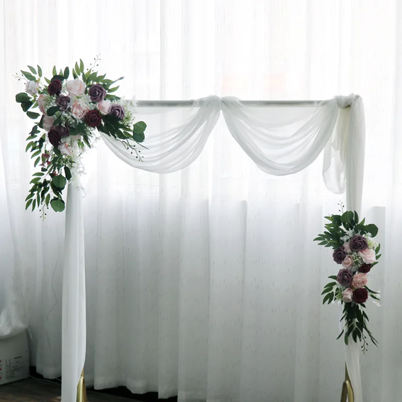 

Искусственные белые цветы, свадебная АРКА, Декор, цветок на стену, дверь, порог, цветы, венок, гостиная вечерние, подвесная гирлянда