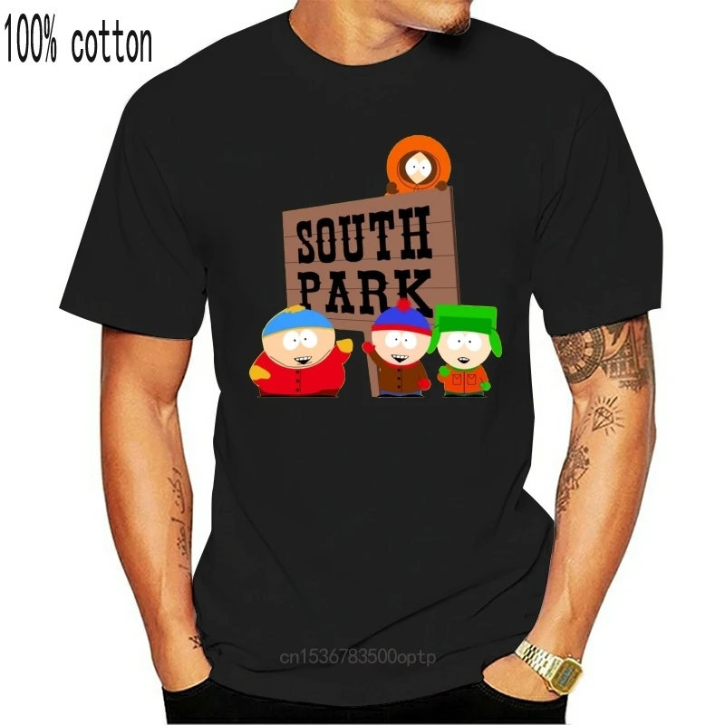 

New Sign Logo Cartman Stan Kyle WomanS T Shirt Black (Sizes S-2Xl) 634547703515 Retro O Neck Tee Shirt