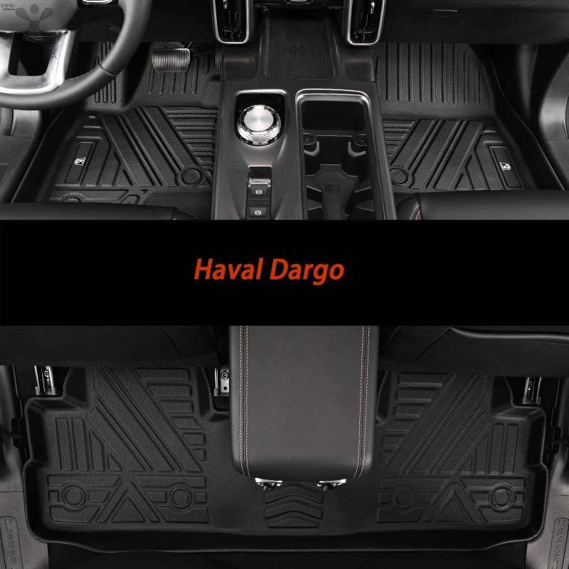 

For GWM Haval Dargo 2022 2023 Car Floor Mats Double Layer Custom TPE Foot Pads Trunk Mat Cover Interior Floorliner Accessories