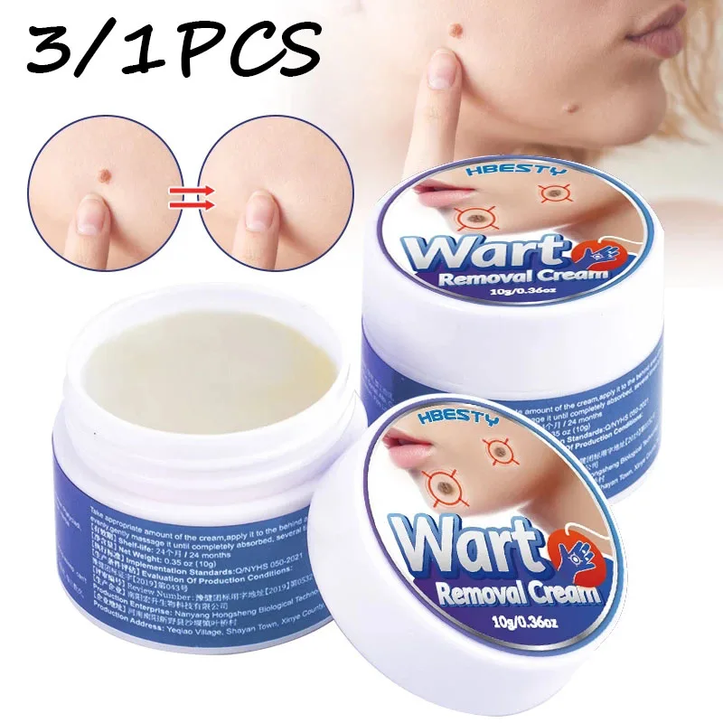 

3-1pcs Skin Tag Remover Cream Against Moles Painless Fast Removal Genital Wart Acne Spot Treatment Papillomas Flat Wart Beauty