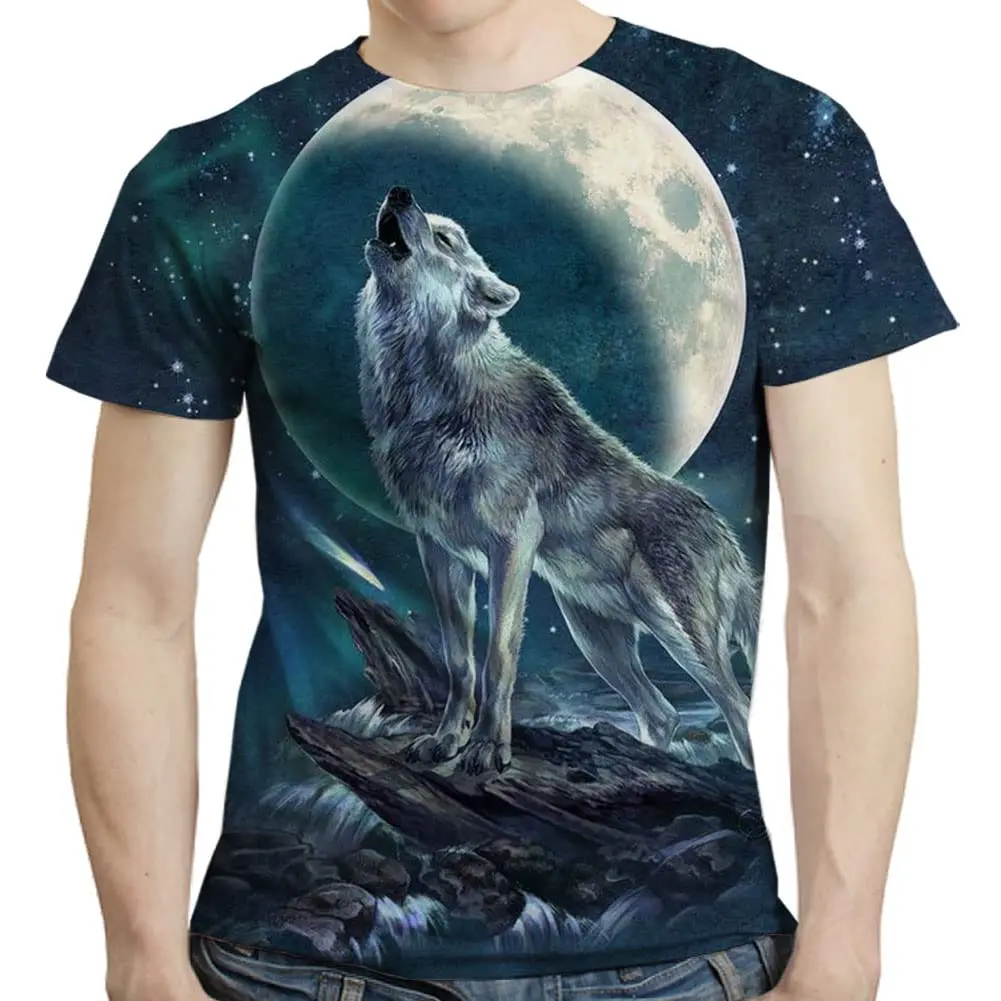 

Summer Cool Men 3D T-shirt Funny Animal Graphic T Shirts Women Casual Fashion Streetwear Mens Clothes Tee Oversized Tops