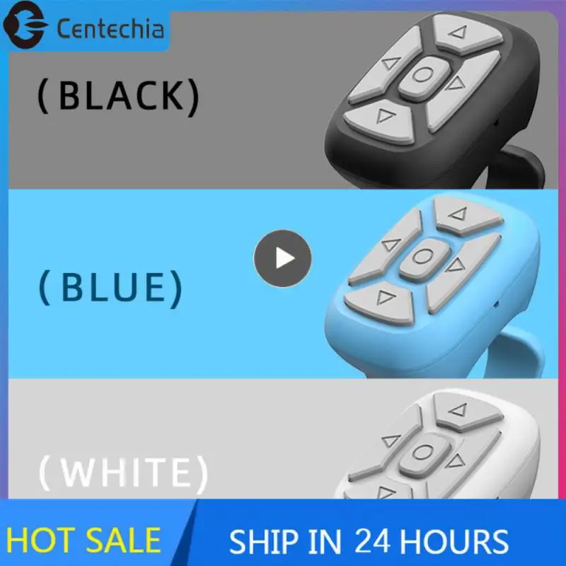 

For Phones Portable Wireless Media Button Remote Controller Remote Control Mini Fingertip Automatic Page Turner