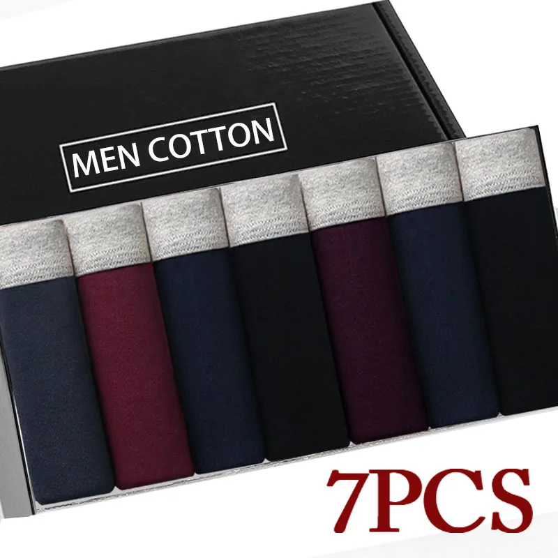 

Трусы-боксеры мужские из 95% хлопка, 7 шт./комплект