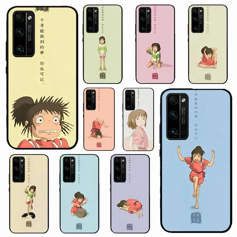 

Chihiro Spirited Away Anime Phone Case for Huawei Honor 10 i 8X C 5A 20 9 10 30 lite pro Voew 10 20 V30