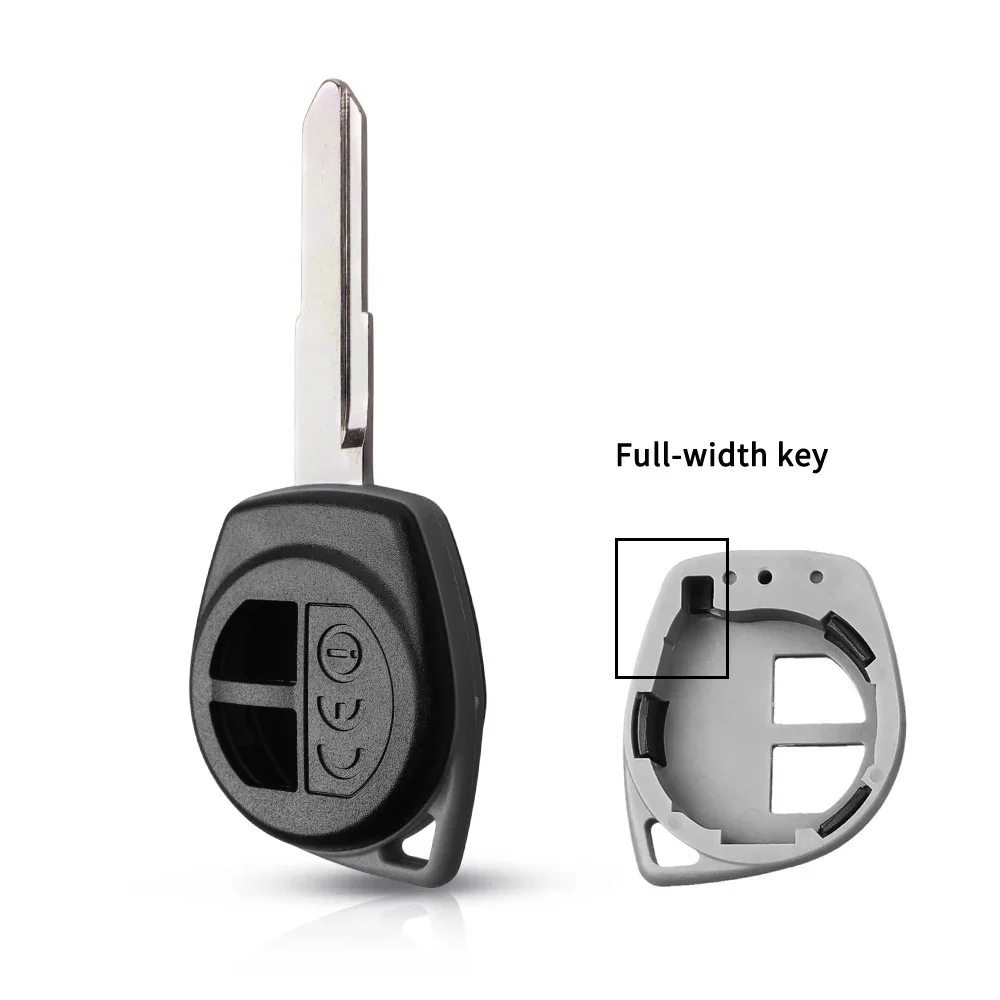 

KEYYOU автомобильный ключ для Suzuki 2-кнопочный чехол для дистанционного ключа, корпус брелока для Suzuki Grand Vitara SWIFT Igins Alto SX4