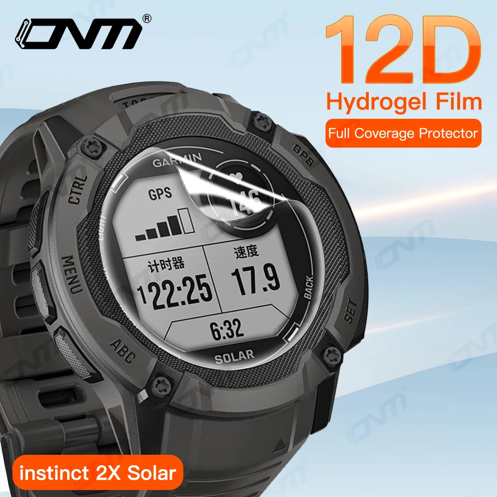 Pellicola Idrogel 12D Per Garmin Instinct 2X Pellicola Protettiva Antigraffio A Schermo Intero Solare Per Accessori Garmin Instinct 2X