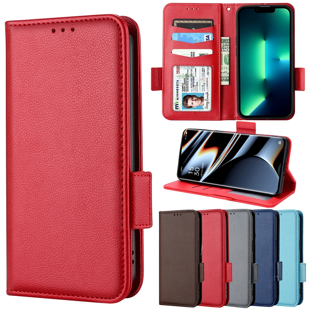 

Leather Case for Funda Infinix Hot 11 11S 10 Lite Note 10 11 Pro Nfc Cases Plain Flip Wallet Card Holder Phone Back Cover Capa