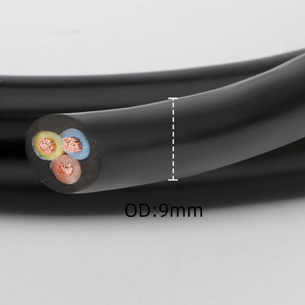 

Preffair D501 High Quality OFC Copper HIFI Hi End Audio Powerline Amplifier Power Cable DIY Power Cable