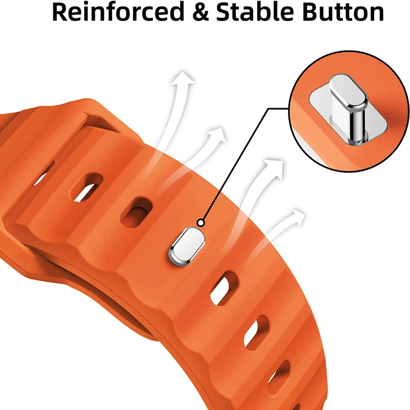 Soft Silicone Strap For Apple Watch Band Ultra 49mm 44mm 45mm 41mm 40mm 42mm 38mm sport Watchband iwatch Serise 8 7 6 5 bracelet