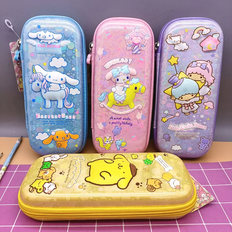 

Genuine Sanrio 3D Pen Case Anime My Melody Cinnamoroll Cute Creative Multifunctional Large Capacity Pencil Case Girl Gifts