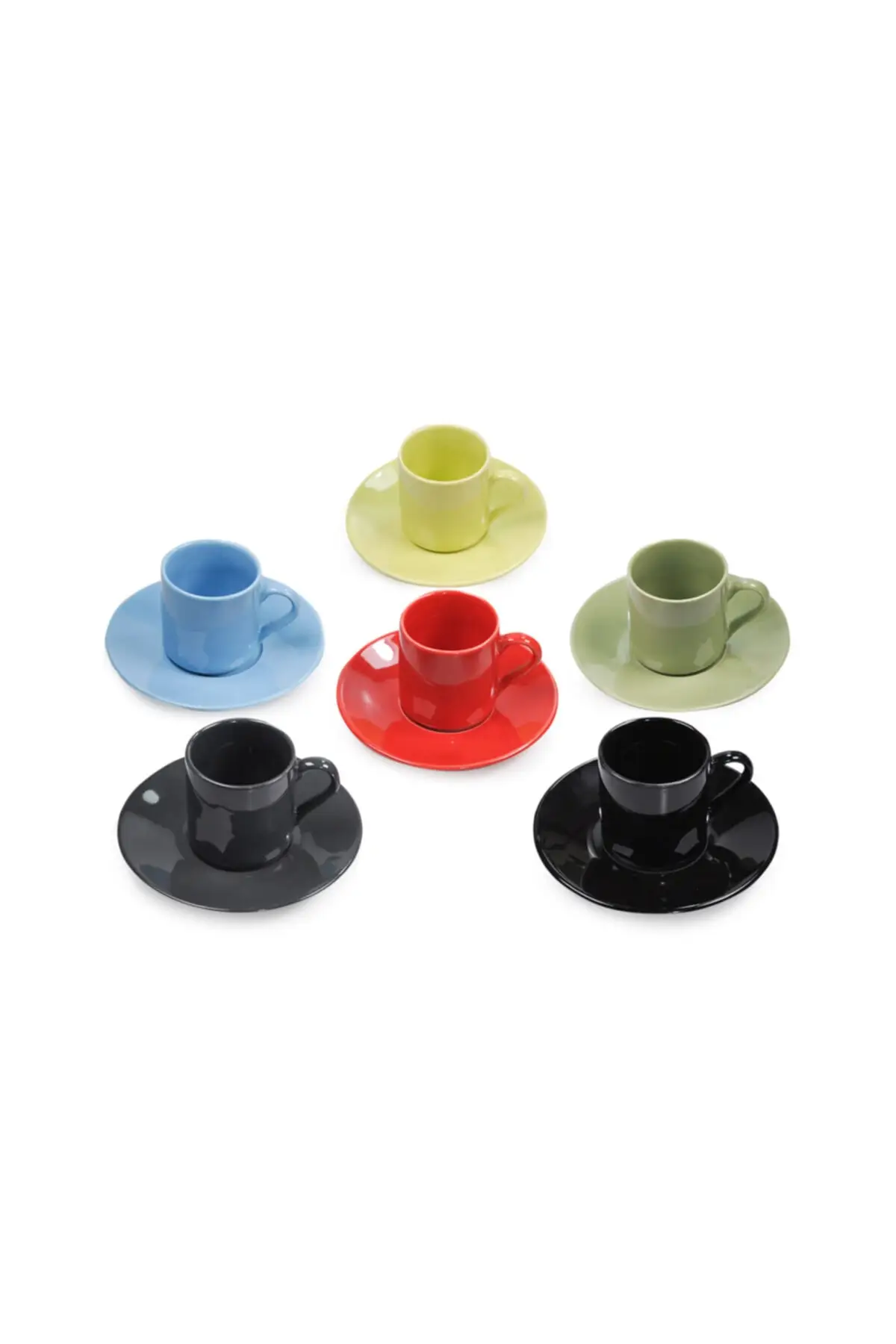 

Porcelain 6-piece turkish coffee cup set colorful 12 piece black coffee cups tea and presentation tableware & kitchen home furniture