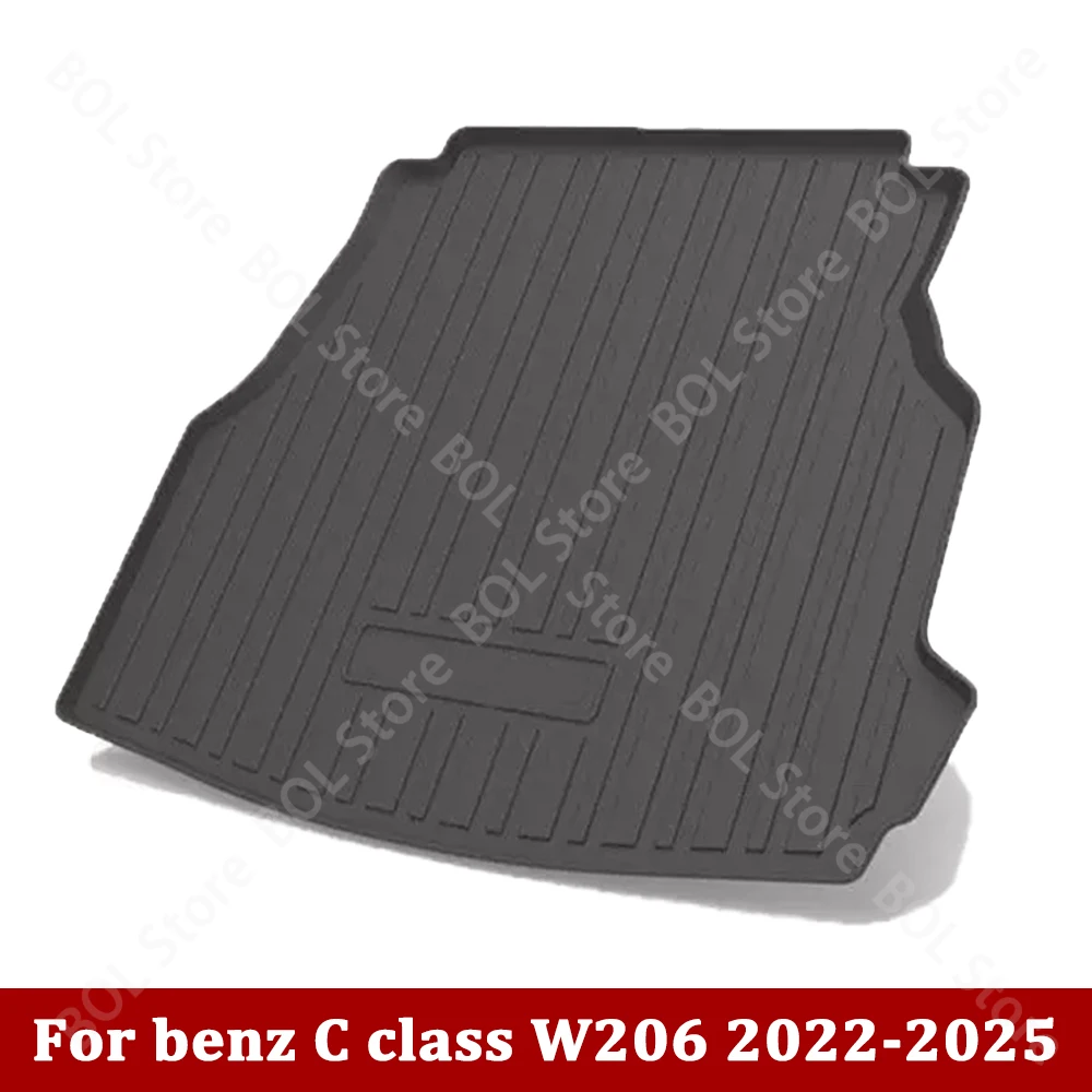 Фото Коврик в багажник для Mercedes-Benz C-класса W206 2025 2024 2023 2022, вкладыш в грузовой отсек, аксессуары для C200 C220 C260 №1