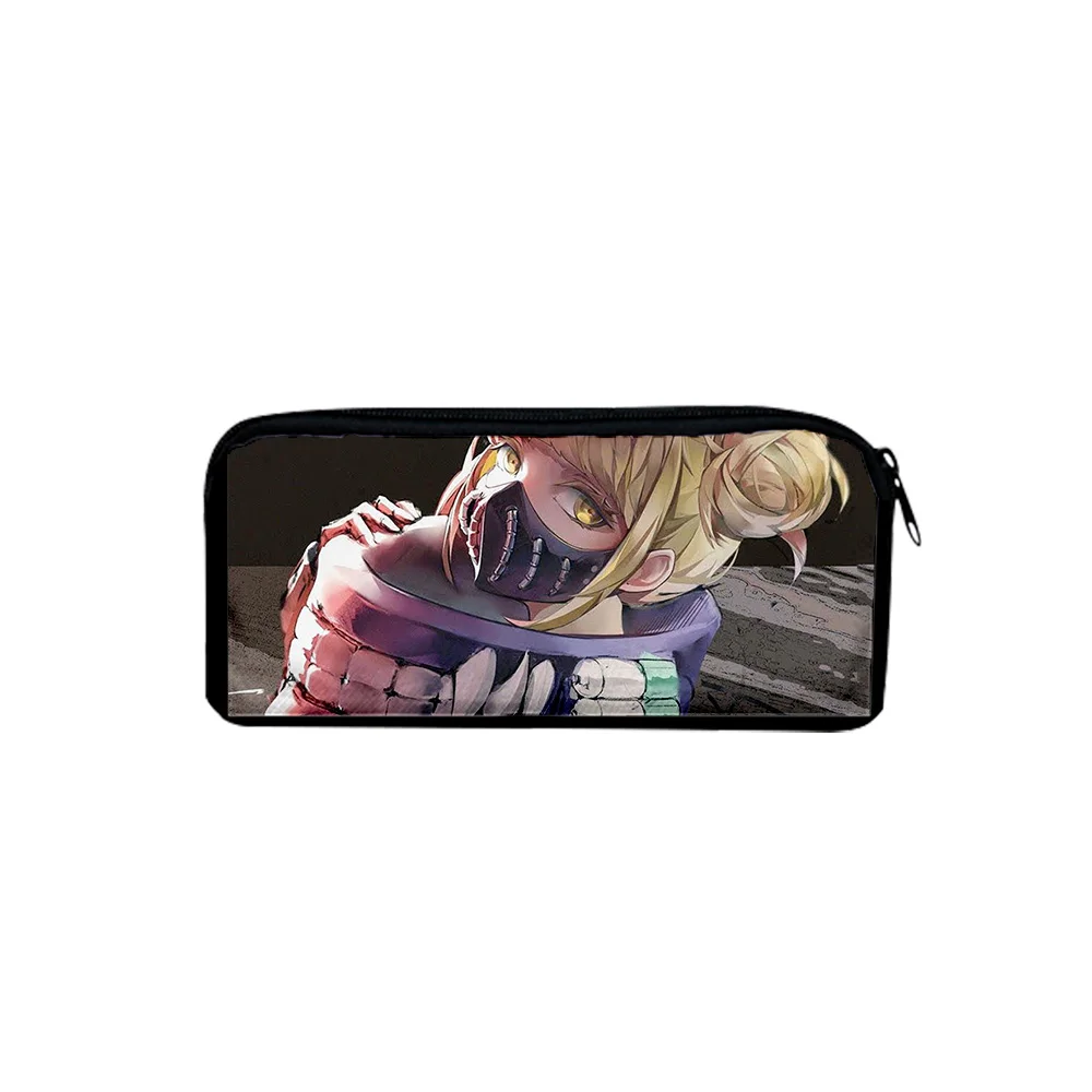 

New Pen Bag My Hero Academia Toga Himiko 3D Printing Boy Girl Pencil Box Child stationery Storage Bag Pencil bag Simple Student