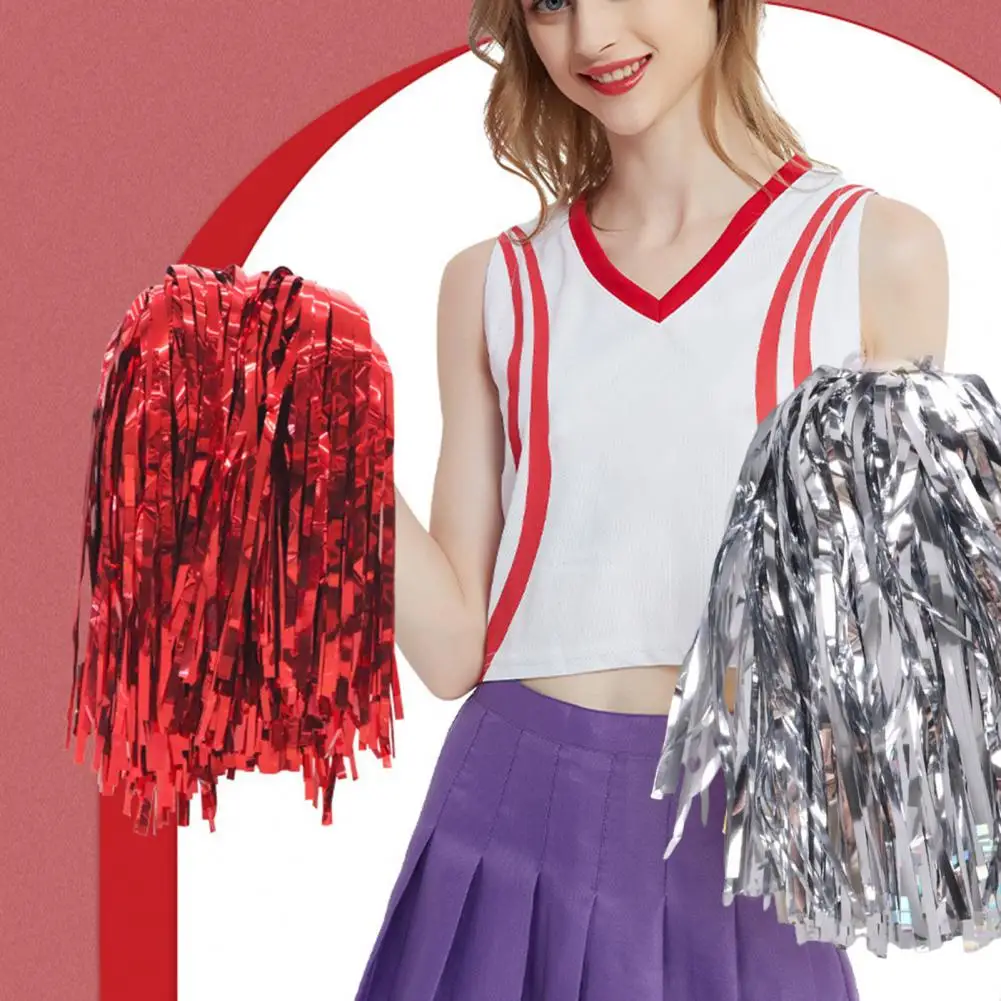 

Dropshipping! Cheerleader Flower Feel Comfortable Decorative Cheering Props Cheer Squad Team Spirited Fun Pompoms Sport Games