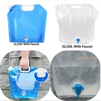 5l10l outdoor folding water bags portable collapsible car drinking carrier container kit camping water tank