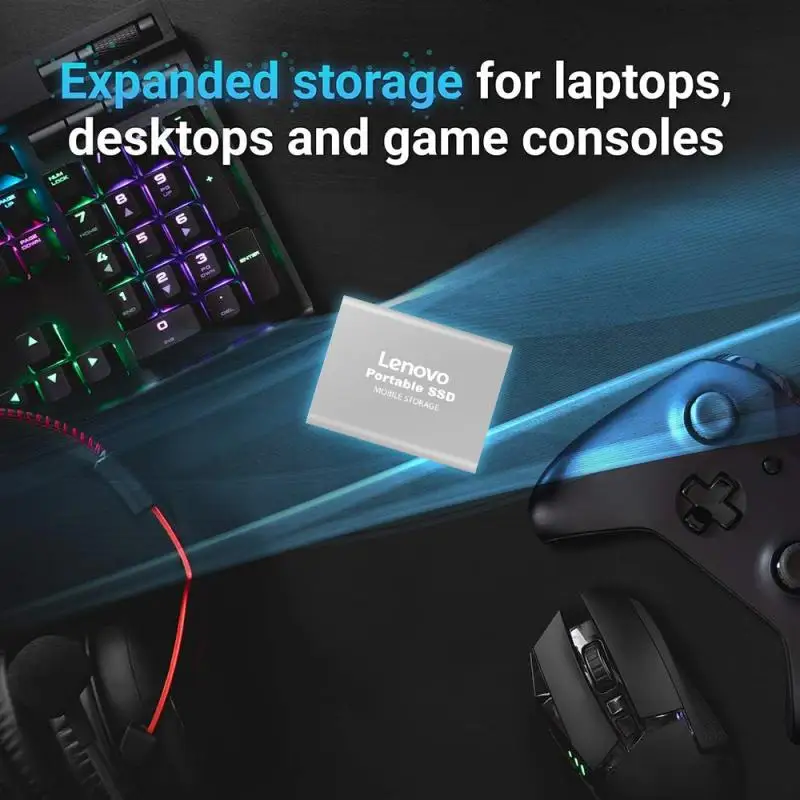 Портативный твердотельный накопитель Lenovo 1 ТБ/2 ТБ