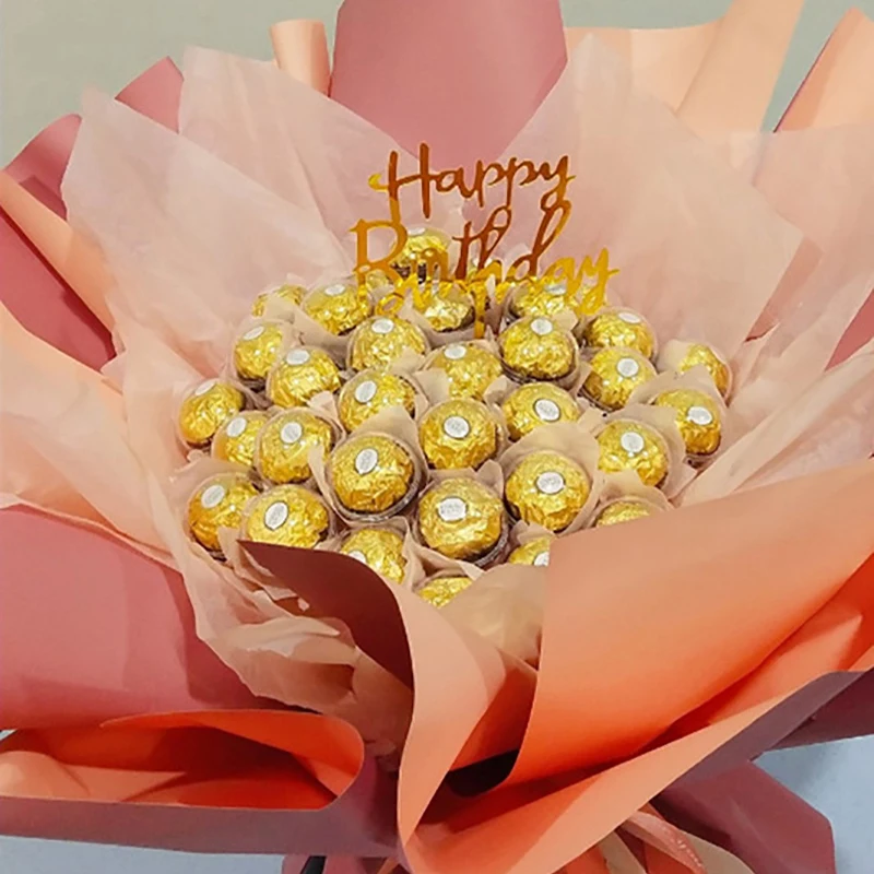 Truffle Liner Flower Candy Box Bouquet Chocolate Ball Holder Case Valentines Day Gift Party Decor