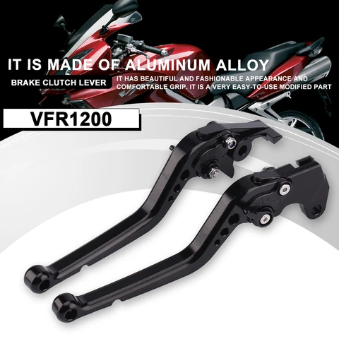 Подходит для Honda VFR1200 VFR 1200 F VFR1200F 2010 2011 2012 2013 2014 2015 рычаги тормозной муфты мотоцикла с длинной/короткой ручкой