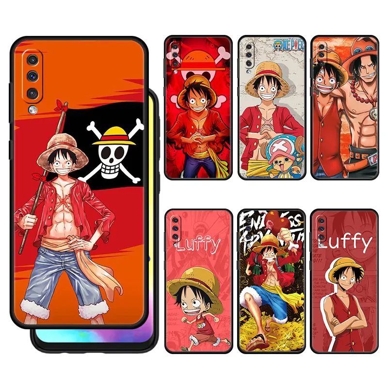 

Anime One Piece Luffy Phone Case For Samsung Galaxy A50 A70 M31 for Motorola G60 G30 G9Play for Oppo Realme 8 7 6 Cover