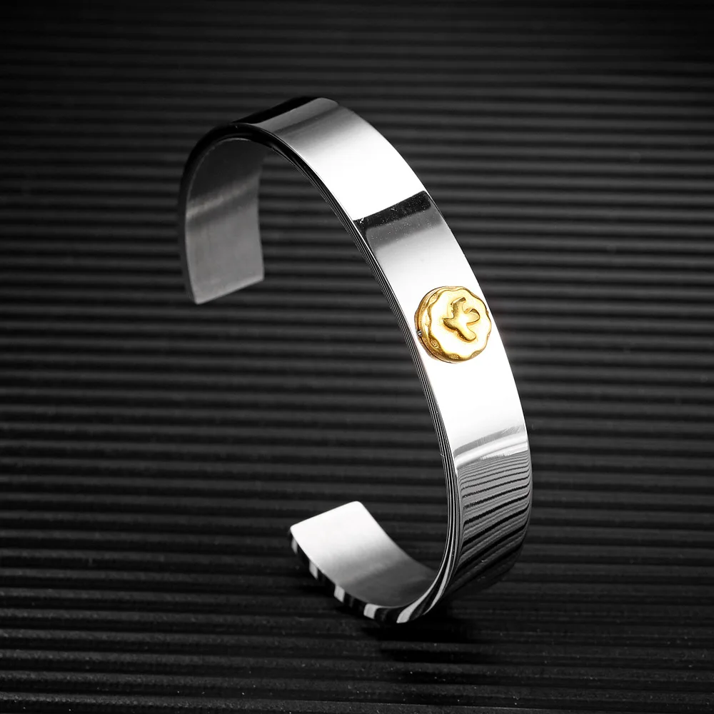 Браслет из нержавеющей стали в стиле панк-рок для мужчин с летающим орлом