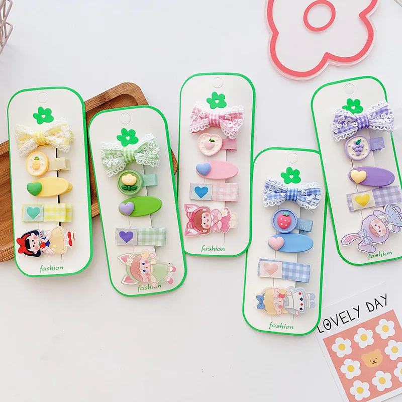 

Заколки для волос для маленьких девочек, 5 шт./компл.