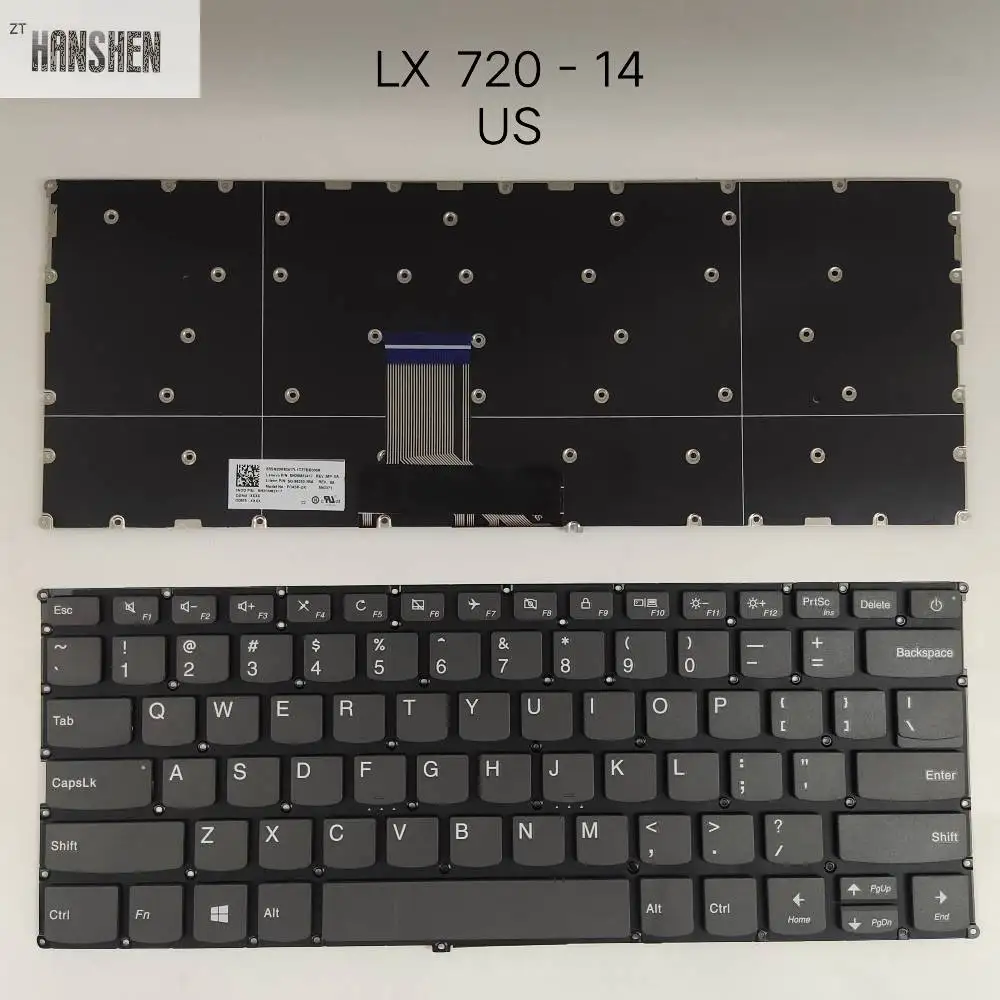 

Клавиатура US LA UK PO для lenovo ideapad 720S-14 7000-13 320S-13 V720-14 720S-14IKB V720-14ISE 700-13 V6 720S-13ARR 320S-13 3