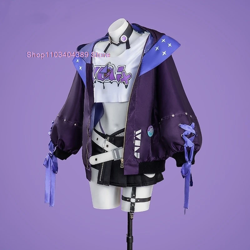 Новое поступление Серебряный волк косплей костюм парик игры Honkai звезда рейка