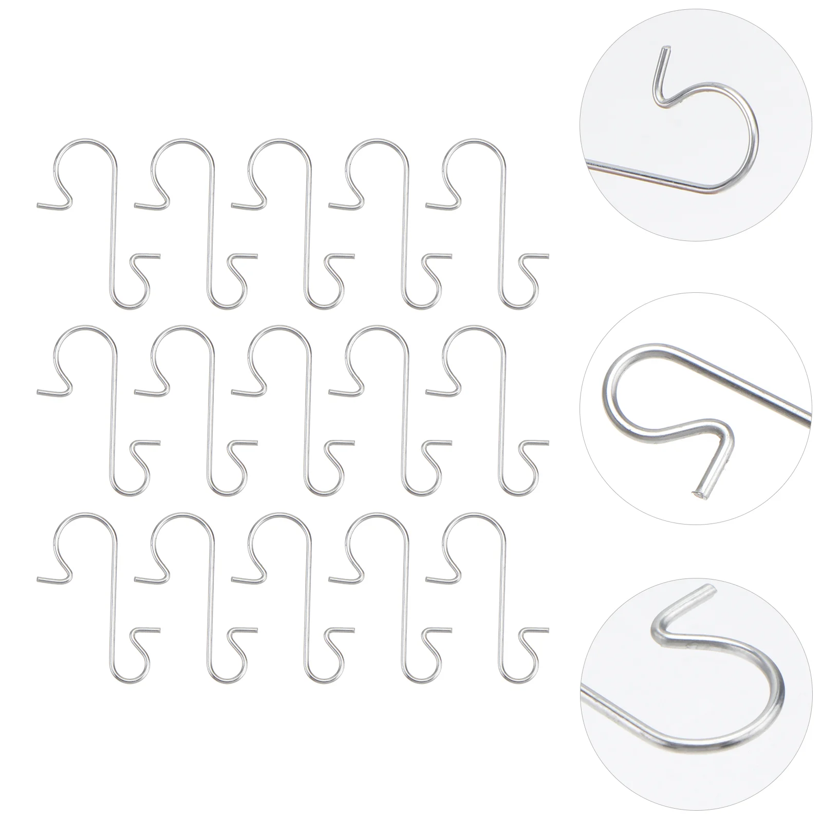 

100pcs Small Shape Hook Decorations Hooks Supplies for Bedroom