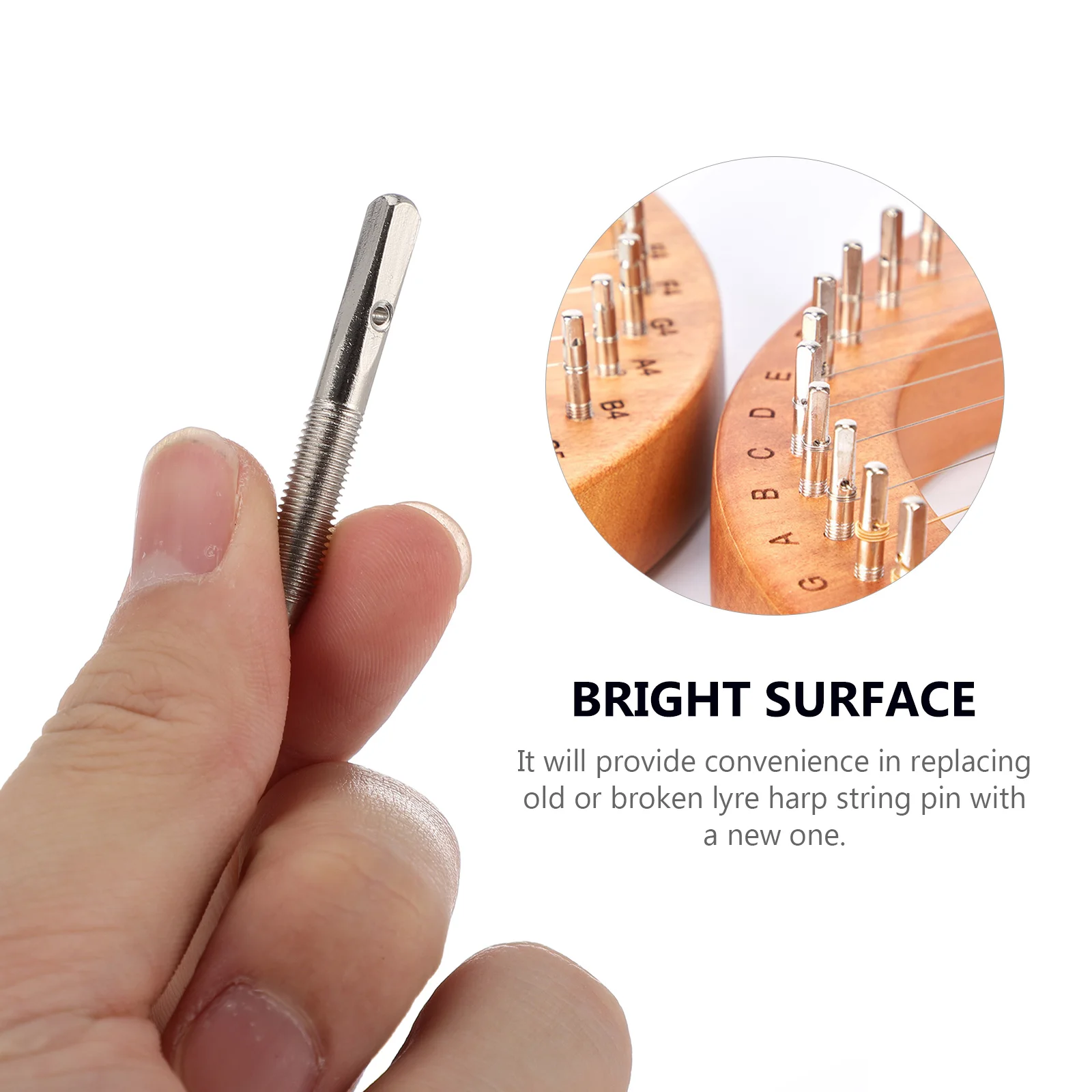 7 шт. крепежные гвозди для лиры фиксирующие музыкальных инструментов