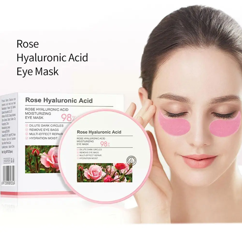 

Moisturizing Rose Eye Mask Collagen Eye Patches Eye Care Crystal Patches for Eyes Face Skin Care Anti Wrinkle Eye Mask R3U1