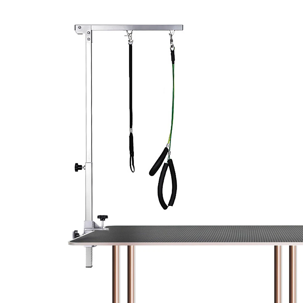 

With For Arm 39 Tool Foldable Loop Clamp Steel Noose Grooming Stainless Table Dog Grooming Pet Grooming Adjustable Inch