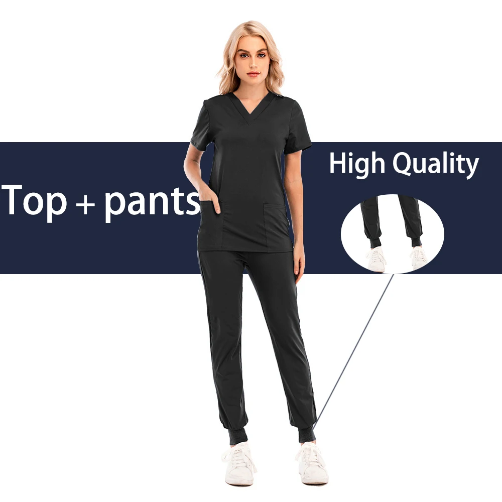 Больничная рабочая одежда для врачей костюмы эластичные униформы домашних