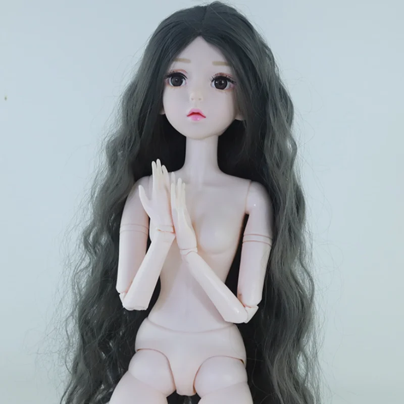 Фото 60 см голова куклы белая кожа 1/3 Bjd голова куклы аксессуары для девочек игровой дом макияж практика игрушки №5