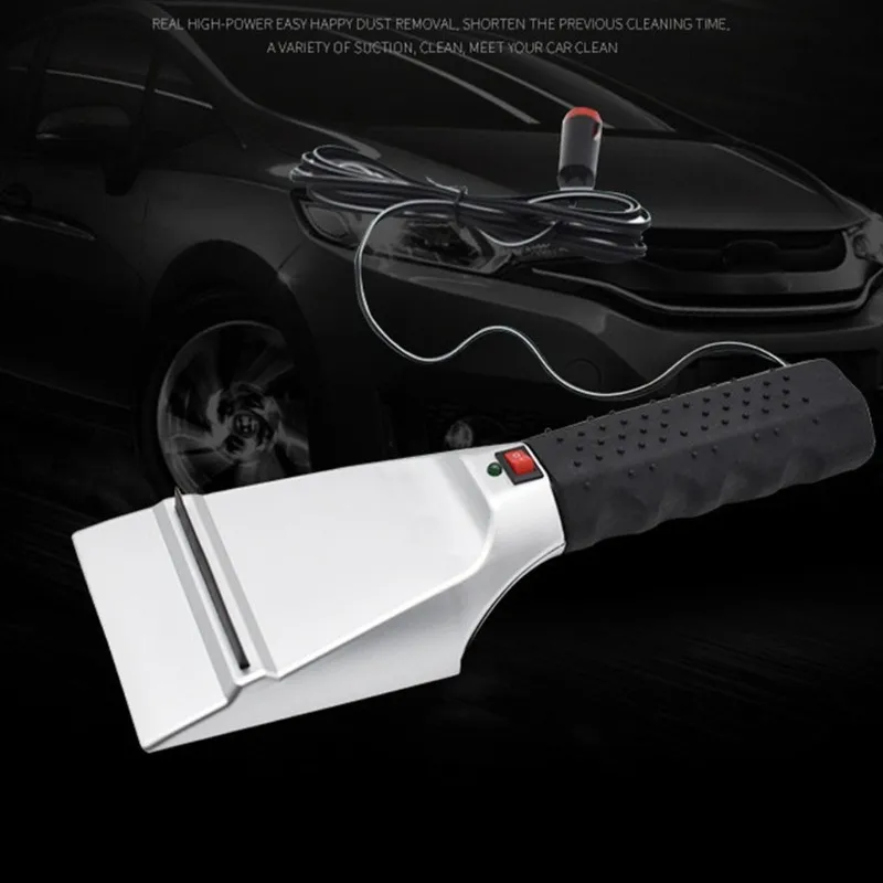 

Quickly Melt Snow Car Heated Ice Scraper Clean Glass Brush Durable Non-slip Universal In Cold Auto Snow Shovel Ice Glass Cleaner