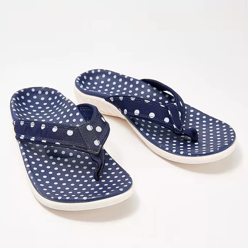 

Сандалии женские с открытым носком, босоножки в белый горошек, Повседневная пляжная обувь, большие размеры 35-43, лето 2022