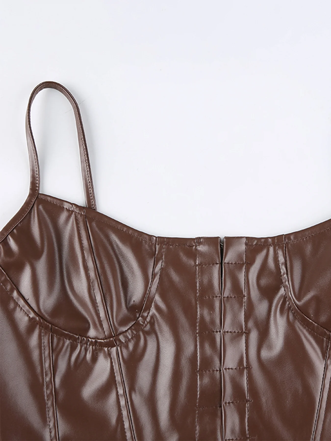 Rockmore женский корсет-бюстье укороченный топ коричневый уличная одежда из