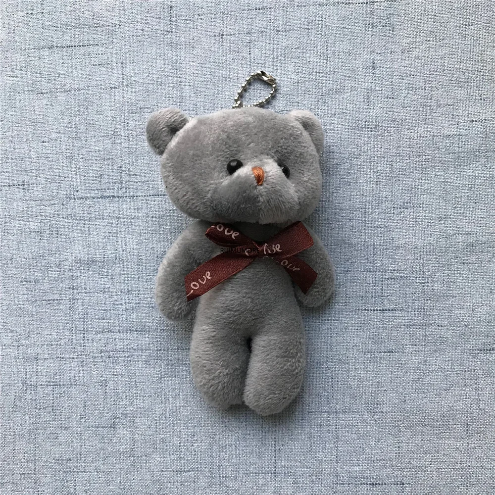 Бесплатная доставка плюшевый медведь 6 цветов-9 см мягкая игрушка-животное