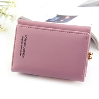 womens wallet short wallet comes with coin purse multi card card holder trifold wallet stylish high quality leather wallet